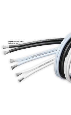 Supra Classic 2x2.5mm2 kabel głośnikowy, antracyt